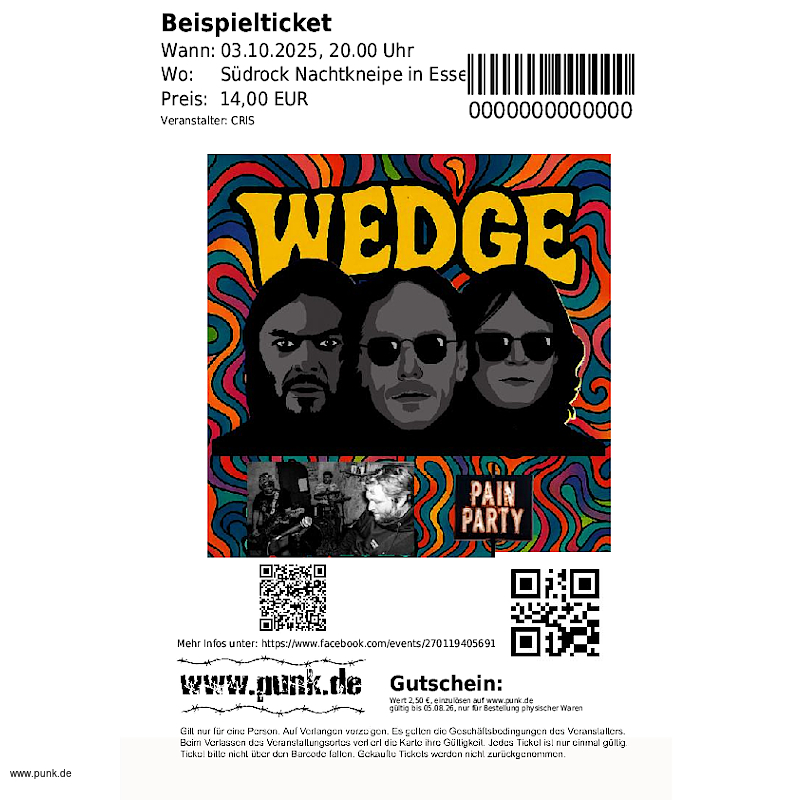 : WEDGE & Pain Party