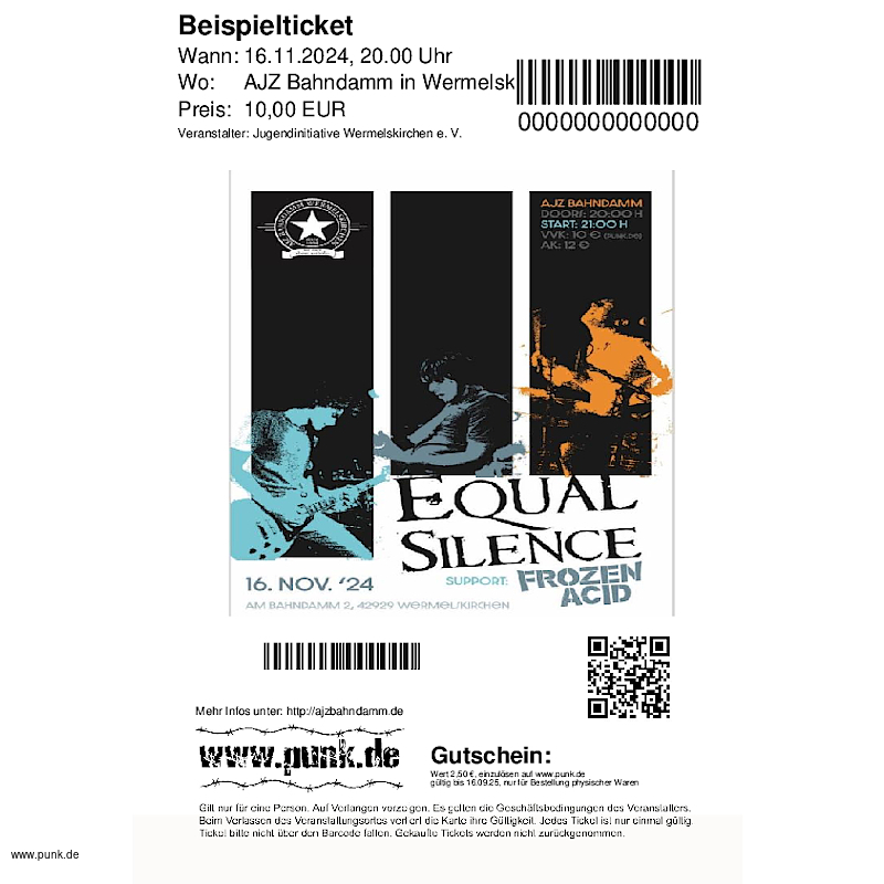 : Equal Silence + Frozen Acid