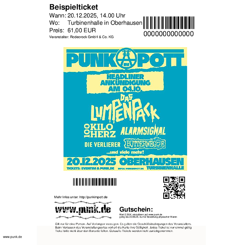 : Punk im Pott 2025
