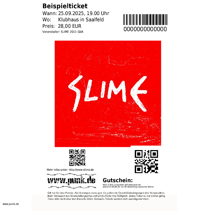 : Slime in Saalfeld: Klubhaus