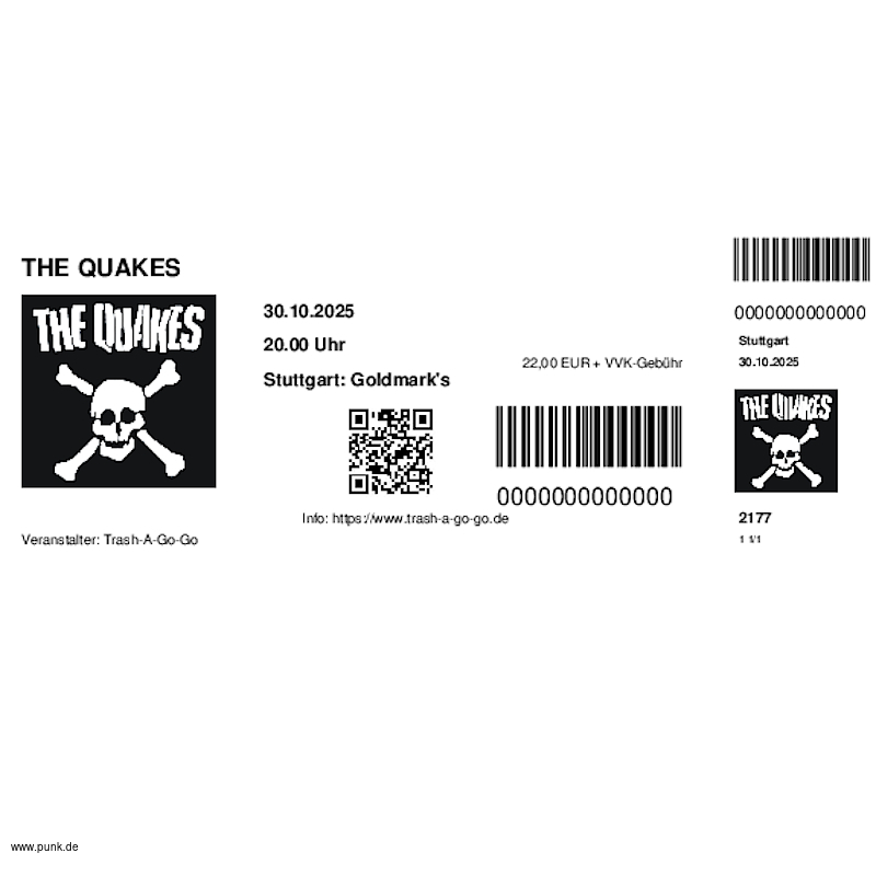 : HardTicket THE QUAKES