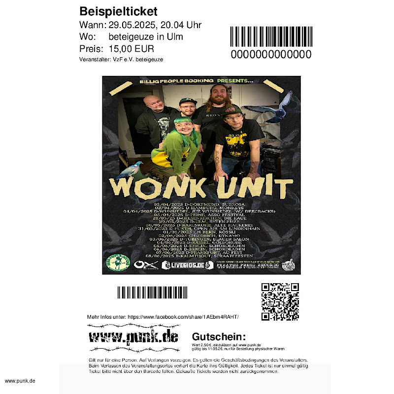 : WONK UNIT / SICKBOYZ / AGENT SHIT