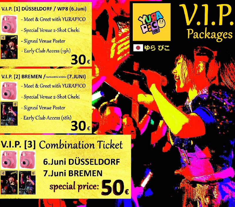: YURAPICO Düsseldorf+Bremen Combi-VIP 6./7. Juni 25