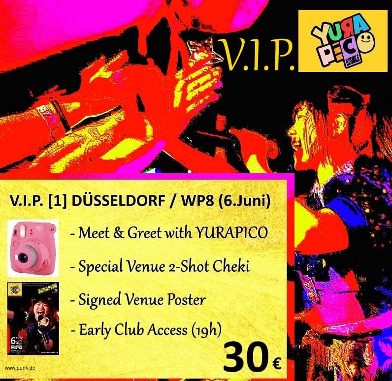 : YURAPICO Düsseldorf VIP & early entry 6. Juni 2025