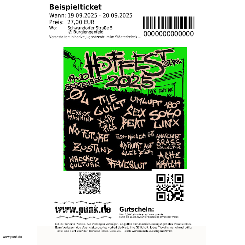 : HOFFEST 2025 - Wochenend-Ticket - normal