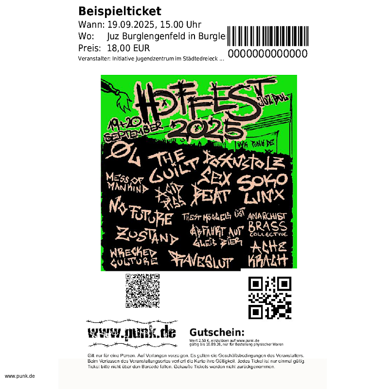 : HOFFEST 2025 - Tagesticket Freitag - normal
