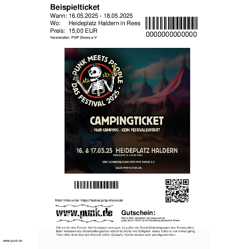 : PMP Festival 2025 - Camping / Womo & Bulli