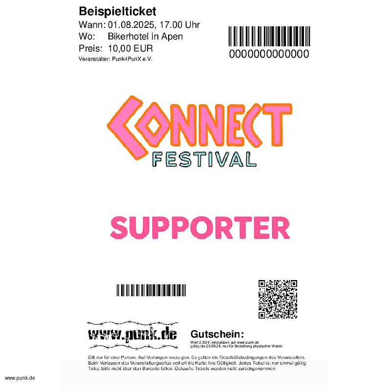 : Connect Festival 2025 Supporter 10 €